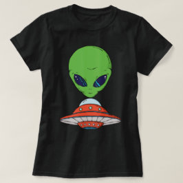 Camiseta Alien y Spaceship