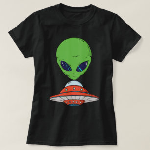 Camiseta Alien y Spaceship