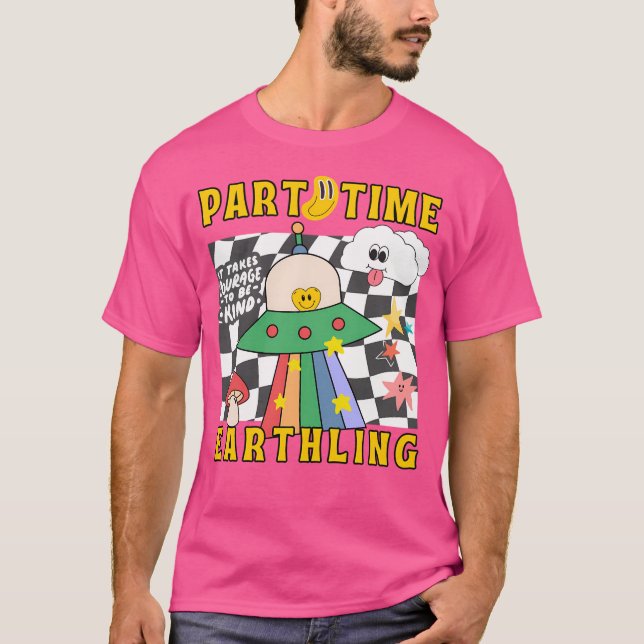 Camiseta Alienación a tiempo parcial a la Tierra (Anverso)
