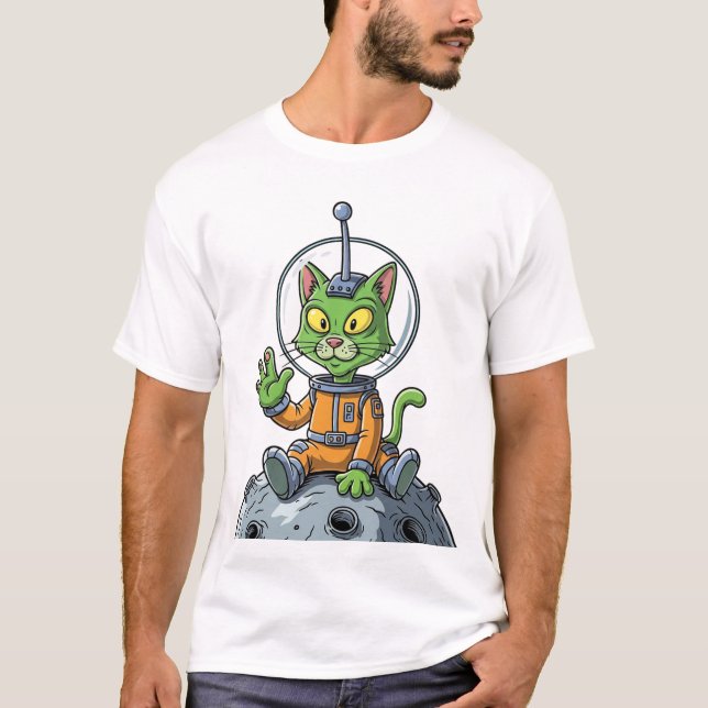 Camiseta AlienCat T-Shirt (Anverso)