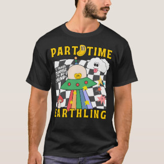 Camiseta Alienígena a Tiempo Parcial en la Tierra