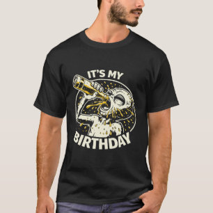 Camiseta Alienígena Bebiendo Cerveza en su Cumpleaños