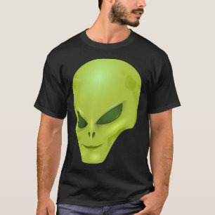 Camiseta Alienígena con Mentalidad Verde