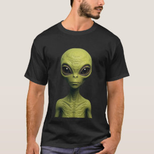 Camiseta Alienígena de Aguacate - Arte Divertido de Comida
