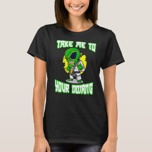 Camiseta Alienígena De Ciencia Ficción De Taekwondo Me Llev