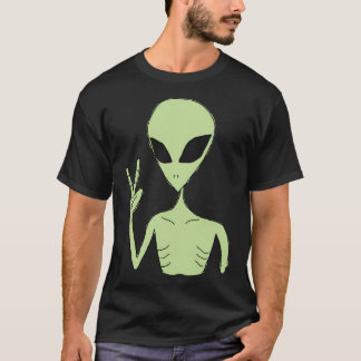 Camiseta Alienígena de la Paz
