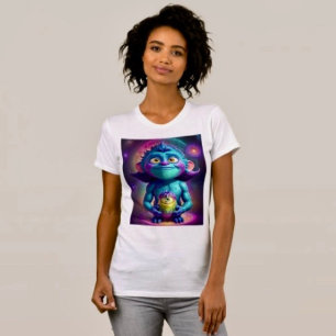 Camiseta Alienígena del espacio y amigo   