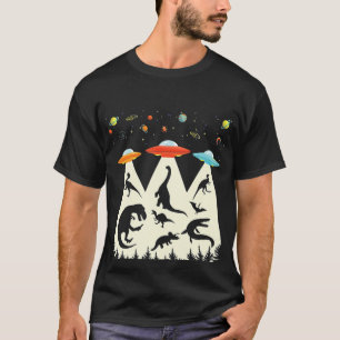 Camiseta Alienígena divertida Dinosaurio OVNI Lover Regalo 
