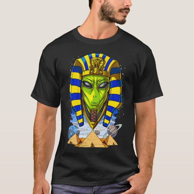 Camiseta Alienígena Faraón Egipcio (Anverso)