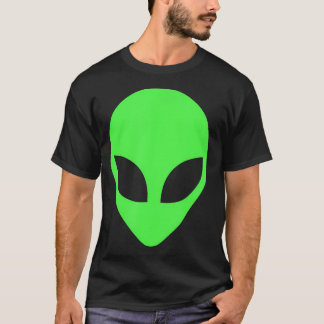 Camiseta Alienígena Gracioso Al Estilo De Los 90 De Green A