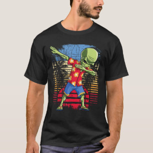 Camiseta Alienígena haciendo Dabbing hawaiano divertido OVN