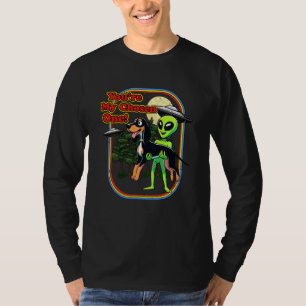Camiseta Alienígena negro y moreno tan gracioso que has ele