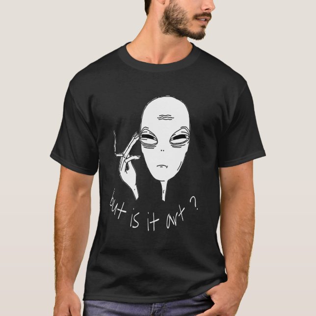 Camiseta Alienígena Pero Es Fumar Alien (Anverso)