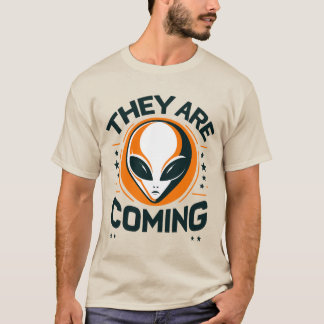 Camiseta alienígena que vienen