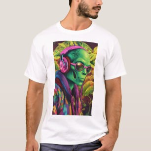 Camiseta Alienígena Rebelde Cósmico: Rock, Beats y una psic