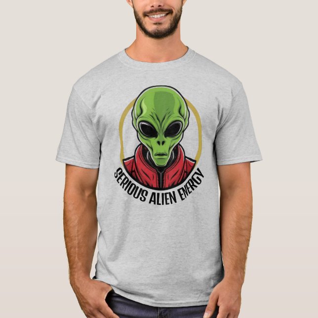 Camiseta Alienígena Verde (Anverso)