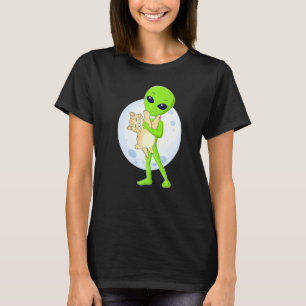 Camiseta Alienígena Y El Gato Ovni 51 Área Siempre He Creíd