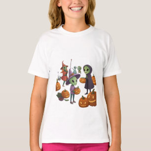 Camiseta Alienígenas Celebran Halloween en la Tierra – Disf