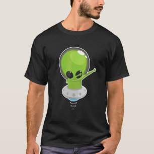 Camiseta Alienígenas Dabbing Dab Pose Dance Hip Hop Alieníg