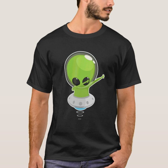 Camiseta Alienígenas Dabbing Dab Pose Dance Hip Hop Alieníg (Anverso)