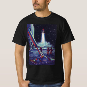 Camiseta Alienígenas de ciencia ficción vintage saludan a u