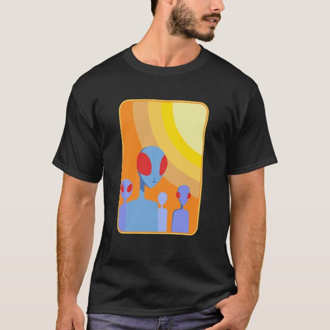 Camiseta Alienígenas de la teoría del color  (Anverso)