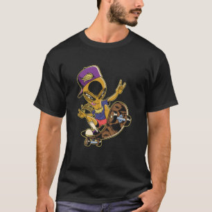 Camiseta alienígenas del espacio alienígena ufo skate