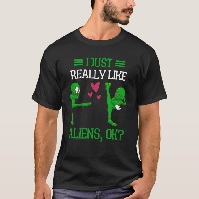 Camiseta Alienígenas extraterrestre crédulos dan a extranje (Anverso)