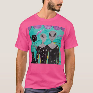 Camiseta Alienígenas grises dentro de la Ufo