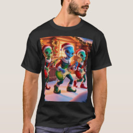 Camiseta Alienígenas rockean por navidad