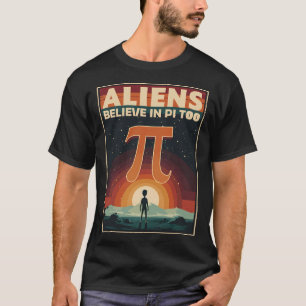 Camiseta Alienígenas también creen en Pi - SciFi Meets Math