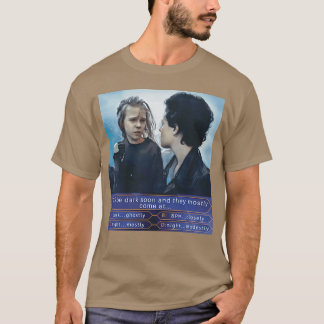 Camiseta Aliens 1986 cita Pronto estará oscuro y la mayoría