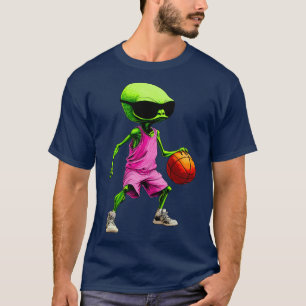 Camiseta Aliens Basketball / Baloncestista Alien T-Shir