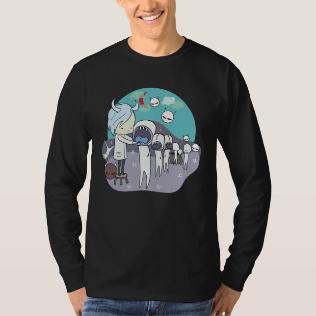 Camiseta Aliens Dentist Dental Care Dental Assistant (Anverso)