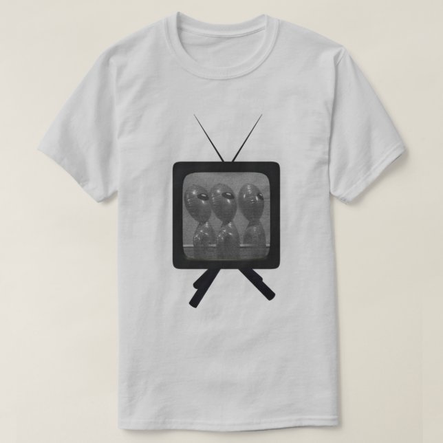 Camiseta Aliens on TV T-shirt (Diseño del anverso)