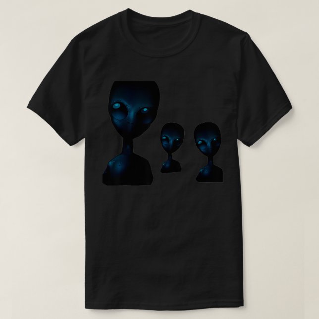 Camiseta Aliens Tee Believe in Alien Tee Ufo's Believer Hun (Diseño del anverso)