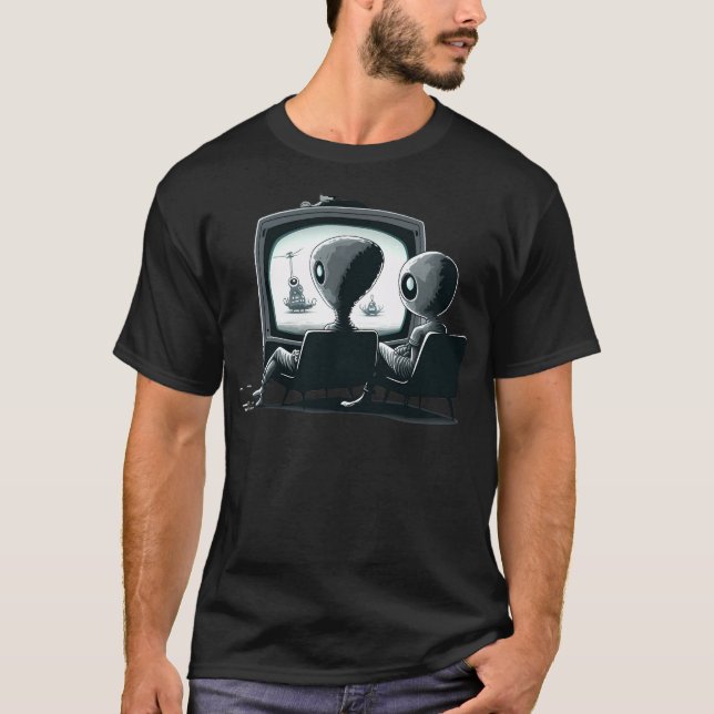 Camiseta Aliens Watch Sci-Fi (Anverso)