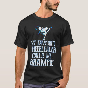 Camiseta Alienta a Mi Porrista Favorita que Me Llama Grampi