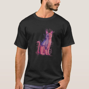 Camiseta Aliente de gato de espacio de salpicadura de agua