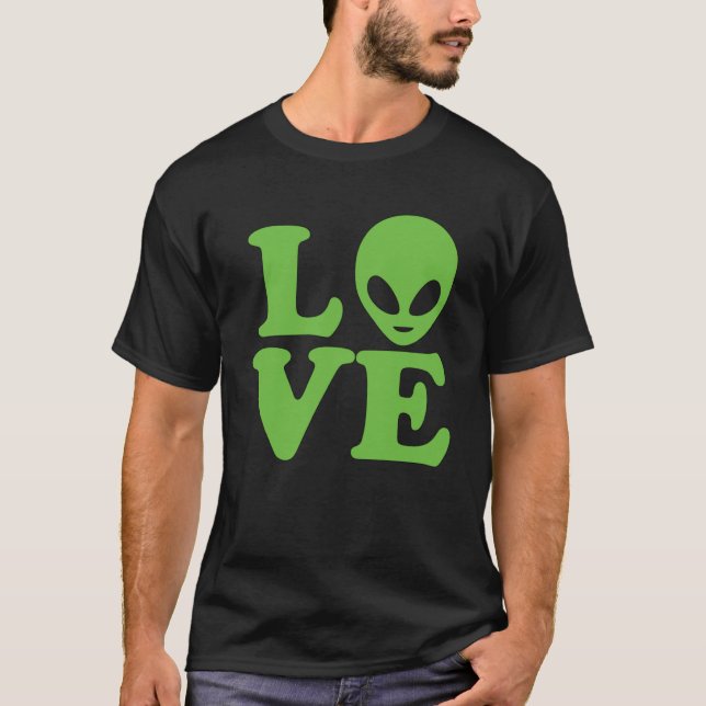 Camiseta Aliente verde (Anverso)
