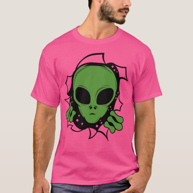 Camiseta Aliente verde (Anverso)