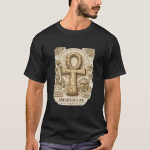 Camiseta Aliento de Vida   Ankh   África Antigua 