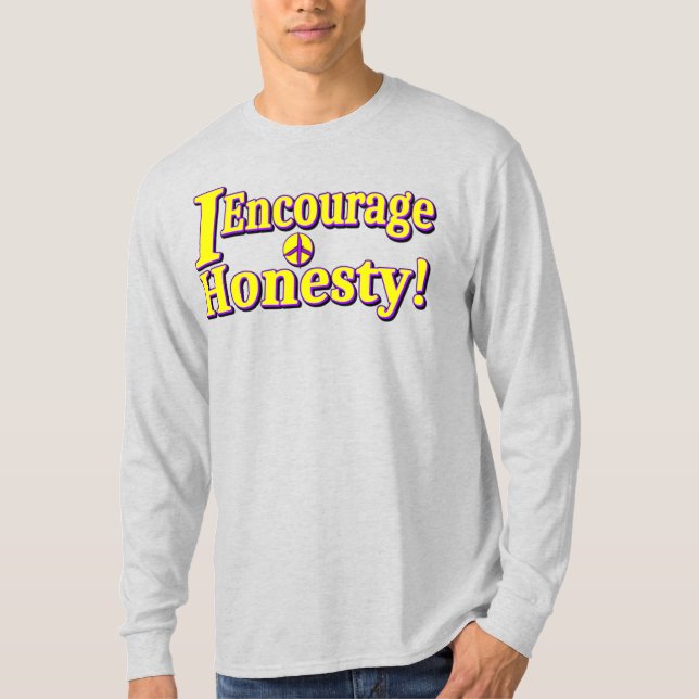 Camiseta "¡Aliento la honestidad!" Diseño Cuto. ¡Hazte con  (Anverso)