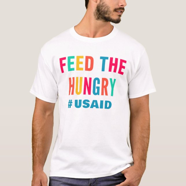 Camiseta Alimenta a los hambrientos USAID (Anverso)