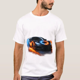 Camiseta Alimenta el Coche Deportivo Neon Fuego