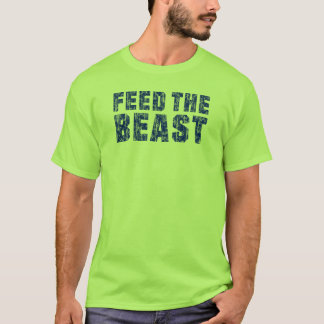 Camiseta Alimenta la cosecha azul de la marina de bestia