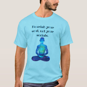 Camiseta Alimenta tu alma, no tus sociedades - Tee gracioso