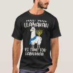 Camiseta Alimenta tu Llamakah Llama Hanukkah Pajamas Chanuk<br><div class="desc">Alimenta tu Llamakah Llama Hanukkah Pajamas Chanukah PJs</div>