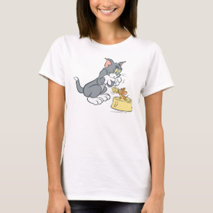 Camiseta Alimentación de Tom y Jerry el gato