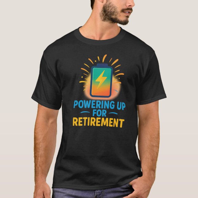 Camiseta Alimentación para la jubilación - Tee de iconos de (Anverso)